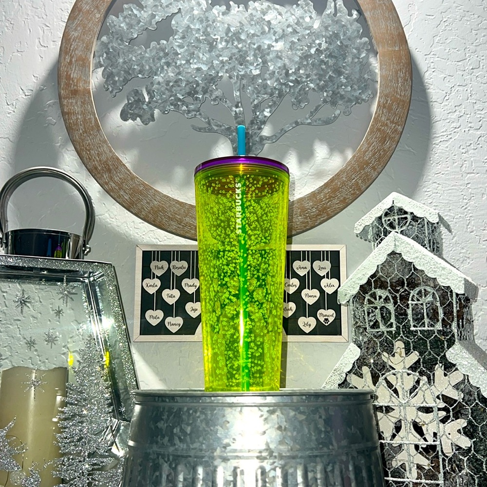❣️🆕Starbucks 2023 Summer🏵️ Yellow Lime Bubbleseed 24oz Venti Tumbler